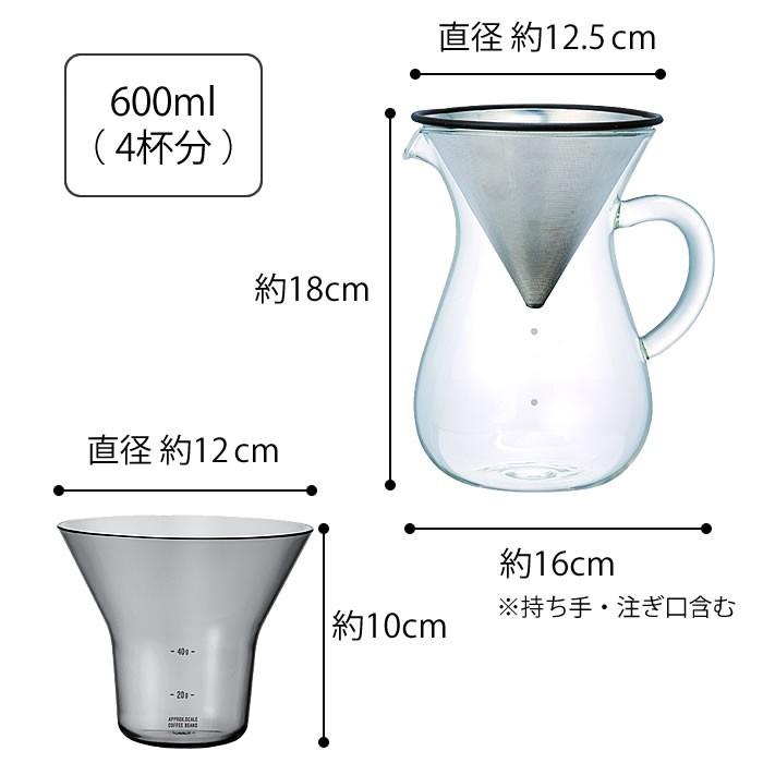KINTO（キントー） コーヒーカラフェセット KINTO 600ml ステンレス