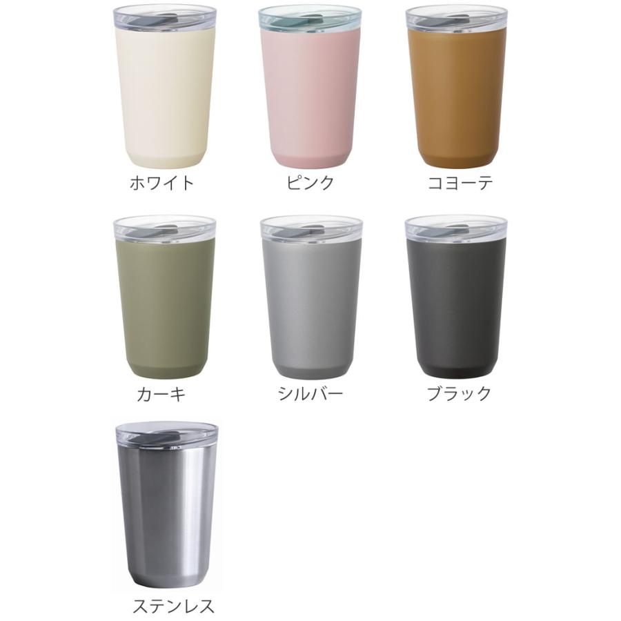 KINTO トゥーゴータンブラー 360ml タンブラー 保温 保冷 蓋付き おしゃれ ステンレス キントー 真空二重構造 コーヒー アウトドア 水筒 ふた付き マイボトル｜zakkashopcom｜02