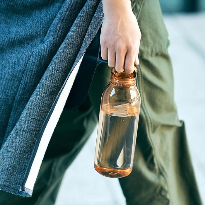 ペット用水 500ml 透明ボトル KINTO ウォーターボトル WATER BOTTLE 500ml キントー 水筒 マイ