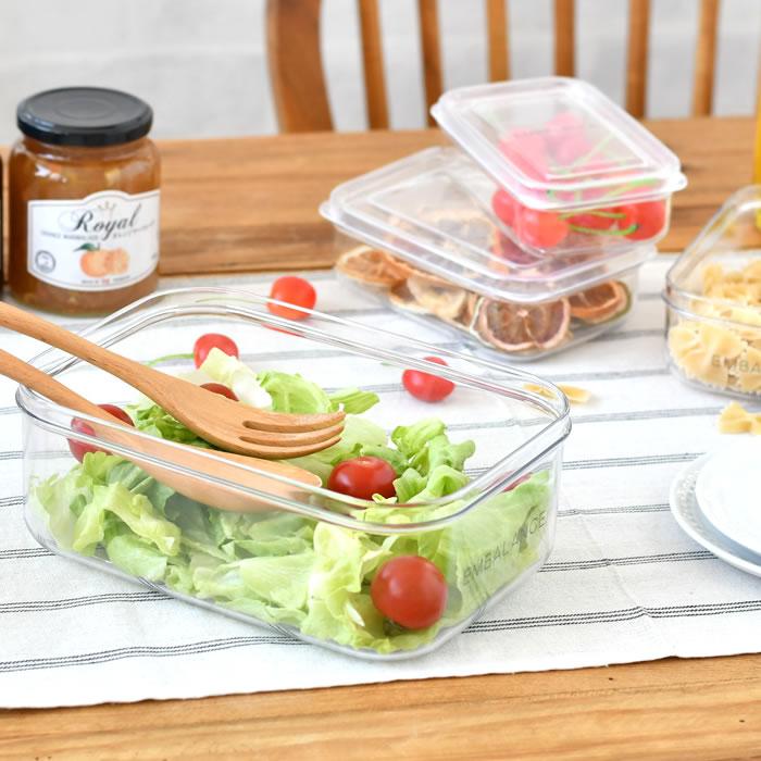 EMBALANCE エンバランス クリアコンテナ S 保存容器 プラスチック
