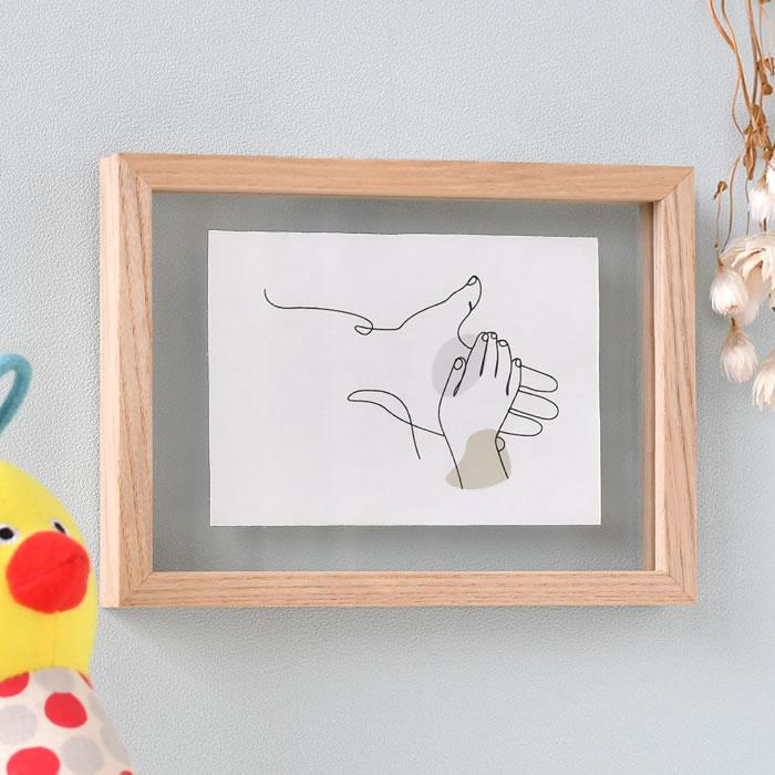 フォトフレーム 写真立て おしゃれ フローティングフレーム A6サイズ