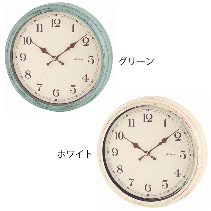 ノア精密 電波時計 エアリアル レトロ W-571 掛時計 掛け時計 木目