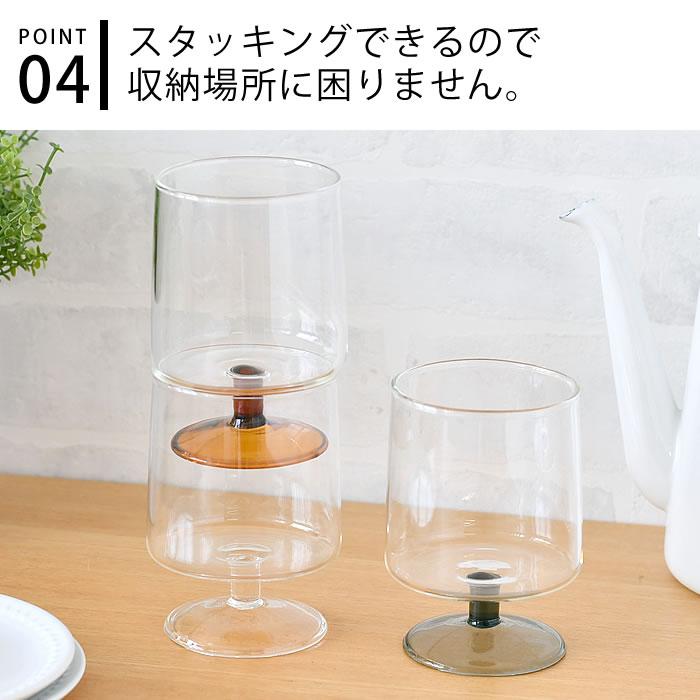 グラス おしゃれ アクシス Skon スコン ゴブレットグラス コップ
