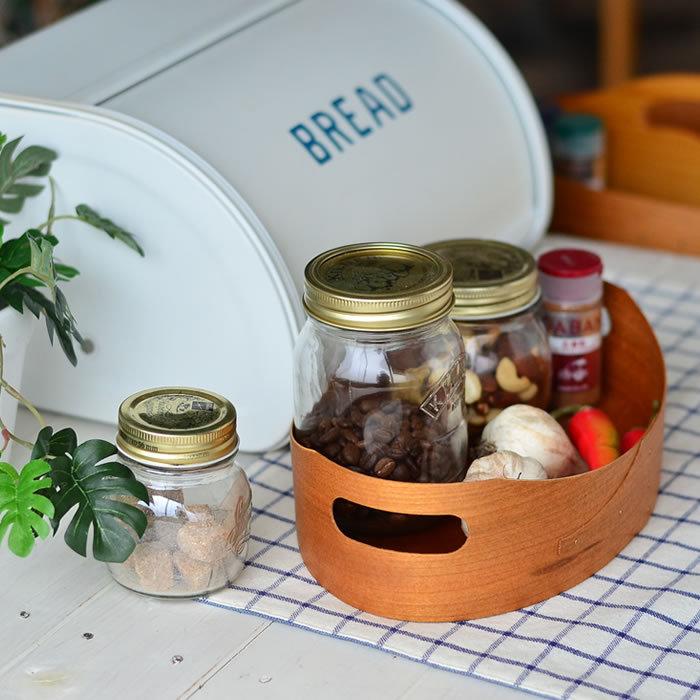 シェーカーボックス シェーカー オーバルトレイ 木製 アクシス トレー