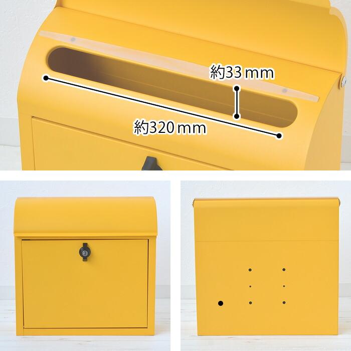 ポスト 壁掛け アクシス ルーフィングポスト 北欧 おしゃれ 郵便ポスト