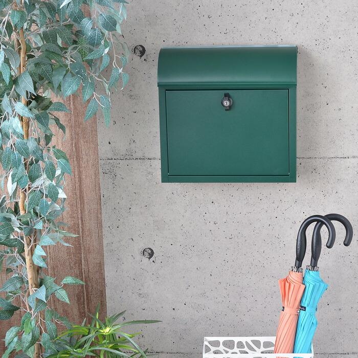 ポスト 壁掛け アクシス ルーフィングポスト 北欧 おしゃれ 郵便ポスト