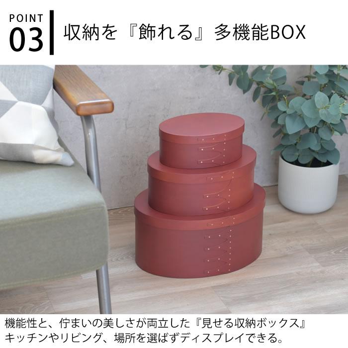 収納ボックス 小物入れ フタ付き シンプル アクシス シェーカー