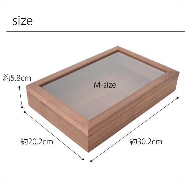 ウォールナットアクセサリーケースM ジュエリーボックス