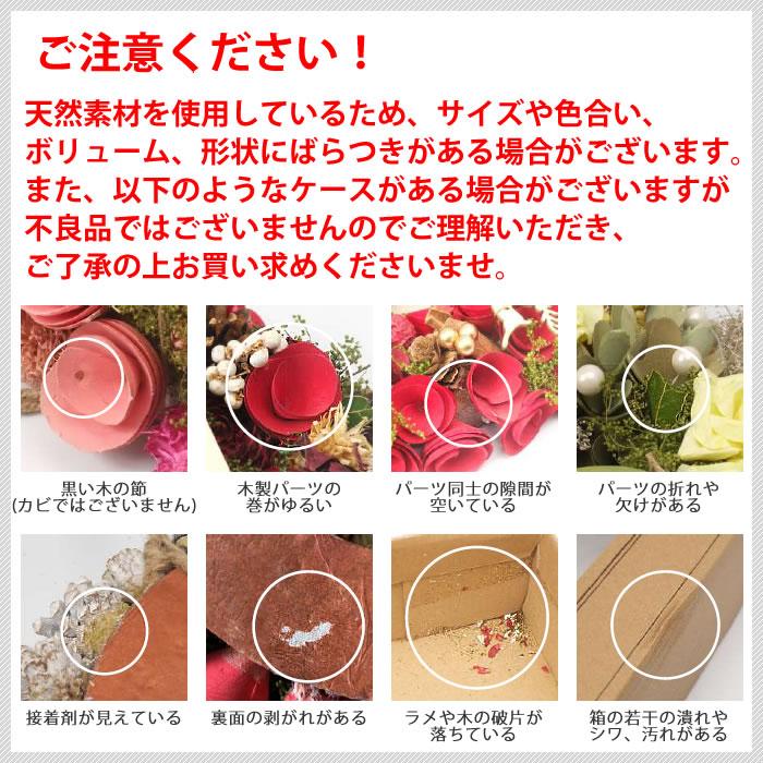 ギフト2点セット ナチュラルリースM＆エプロン 花とエプロン 母の日