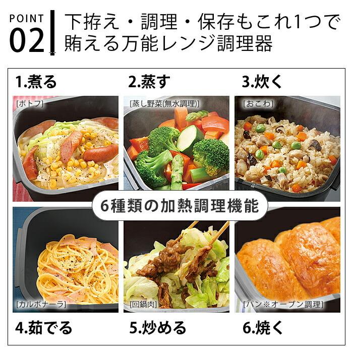 Iwatani（イワタニ） グルラボ プラス マルチセット 電子レンジ 調理