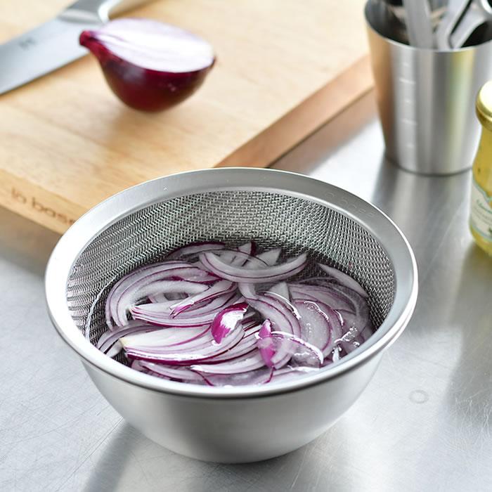和平フレイズ ラバーゼ ボウル ザル セット ステンレス 15cm 2点セット