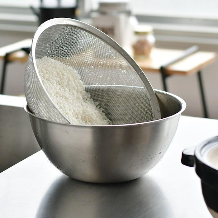 ラバーゼ　ステンレスボウル　プレート　丸ザル　シリコーンヘラ　スポンジ6点セット ラバーゼ ステンレスボウル プレート 丸ザル シリコーンヘラ