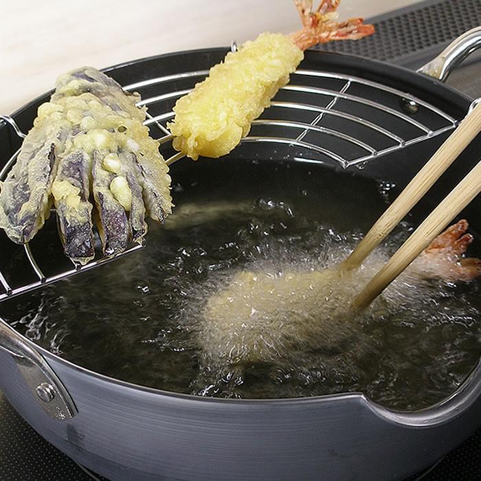 RIVER LIGHT（リバーライト） 鉄 天ぷら鍋 極 JAPAN 天ぷら鍋M 24cm IH