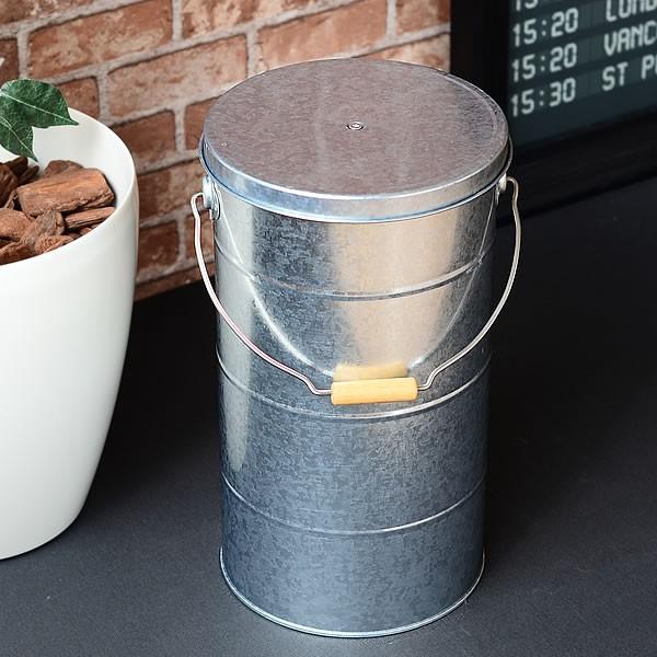オバケツ 米びつ 10kg 缶 計量カップ付き 日本製 ライスストッカー
