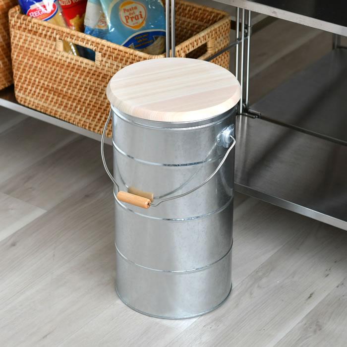 【米びつ】Tupperware ライスストッカー 10kg 20kg おしゃれ 米びつ OBAKETSU オバケツ ライスストッカー 10kg ひのきフタ 軽量