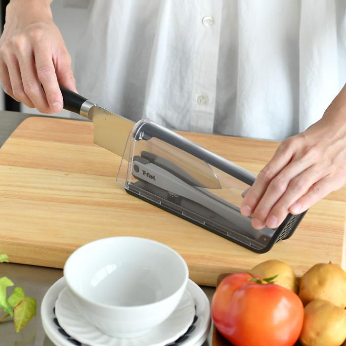 T-fal（ティファール） エバーシャープ 三徳ナイフ 16.5cm 包丁 三徳