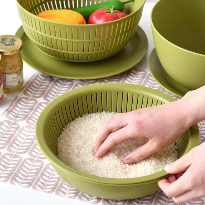 Like-it ライクイット like-it 米研ぎボウル 6点セット 米とぎ ボウル