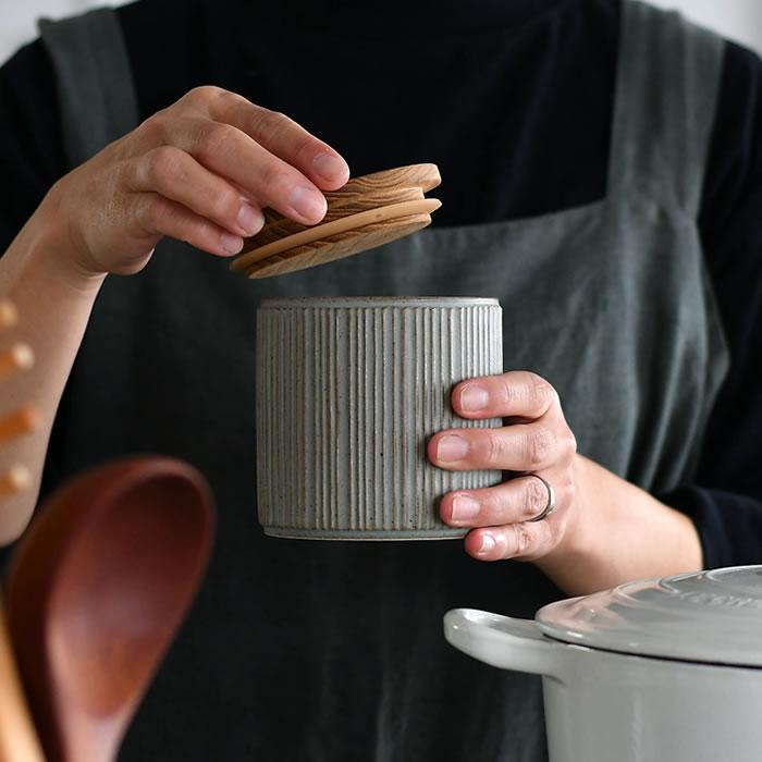 LOLO（ロロ） 【選べる2個セット】 キャニスター 陶器 保存容器 420ml