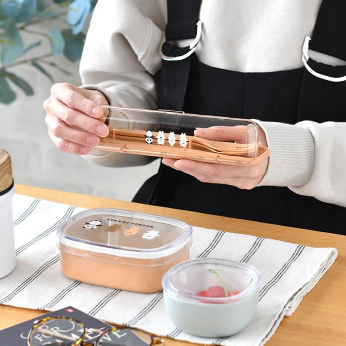 サブヒロモリ 箸 スプーン セット ムームー 抗菌トリオセット お弁当