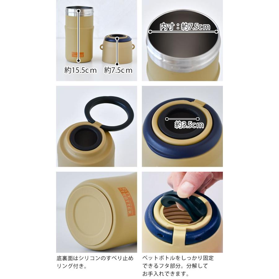 サブヒロモリ ペットボトルホルダー 保冷 シティートロッター