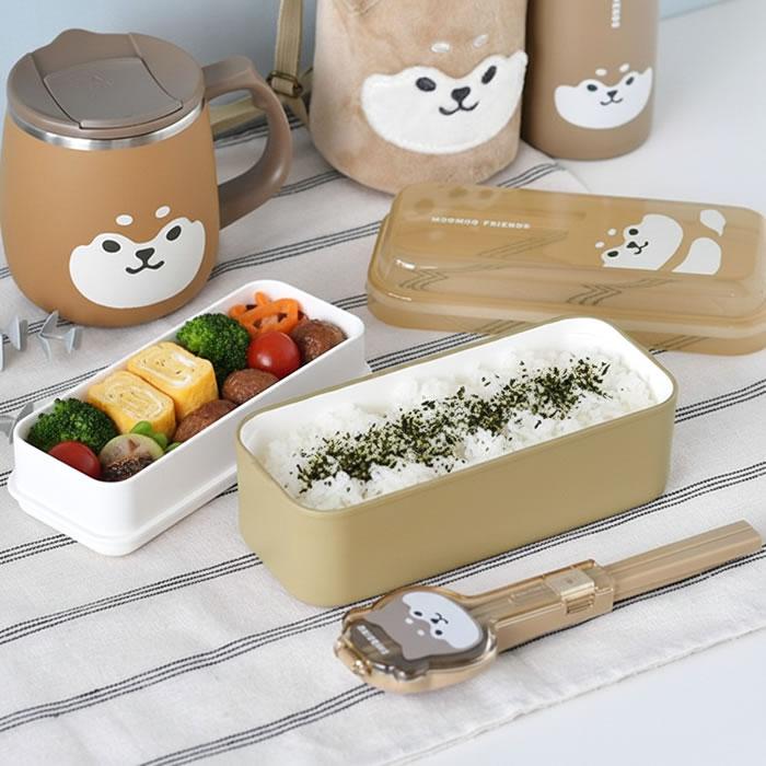 サブヒロモリ 弁当箱 2段 女子 ムームー 2WAY スマートロックランチ 2