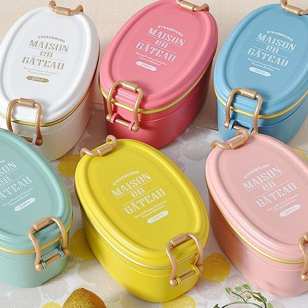 サブヒロモリ ブランシュクレ オーバルタイトランチ2段 お弁当箱 日本製 Pca95 610ml 弁当箱 かわいい 電子レンジ対応 食洗機対応 雑貨ショップドットコム 通販 Paypayモール