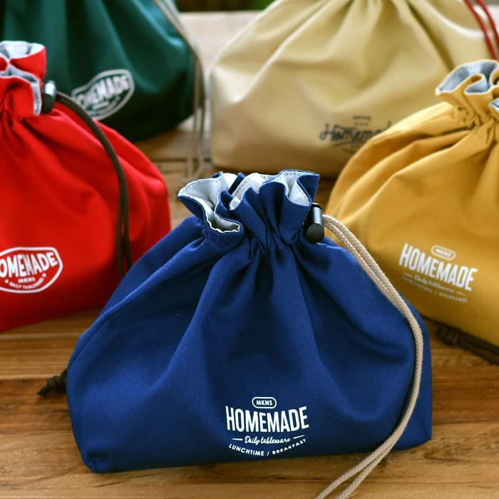 サブヒロモリ お弁当袋 おしゃれ ミコノスデュオ 抗菌 片引きランチ