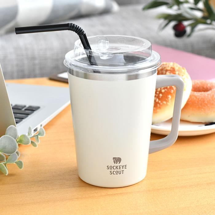 サブヒロモリ タンブラー おしゃれ ソクート ハンドル付ステンレス