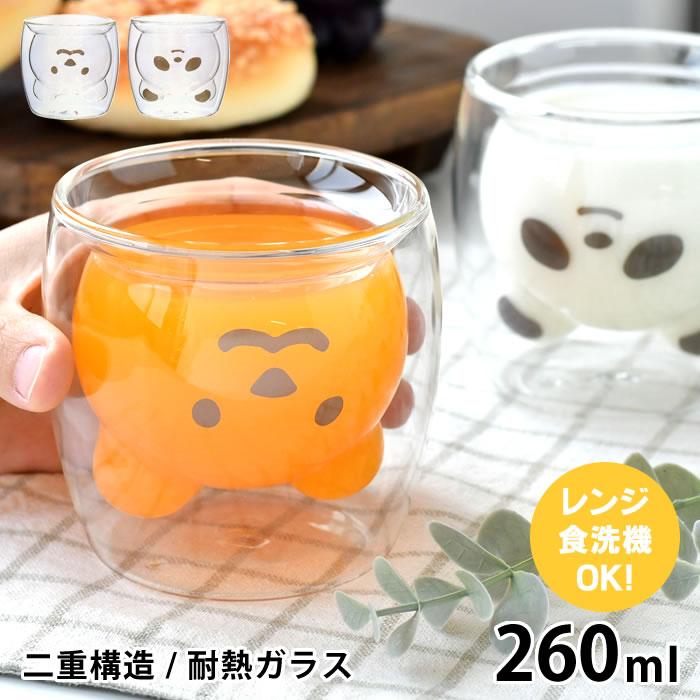 サブヒロモリ グラス おしゃれ ムームー ダブルウォールグラス グラス