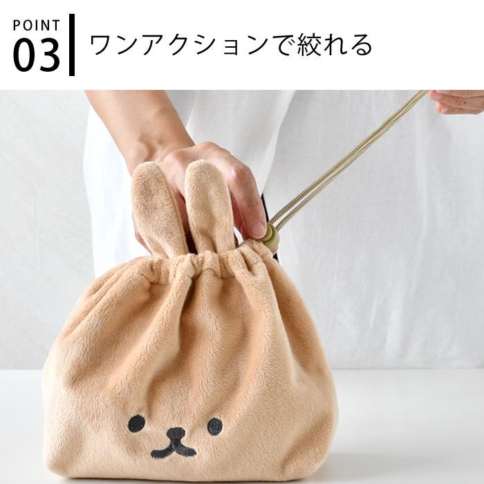 サブヒロモリ ランチバッグ おしゃれ ムームー フェイス巾着 ランチ