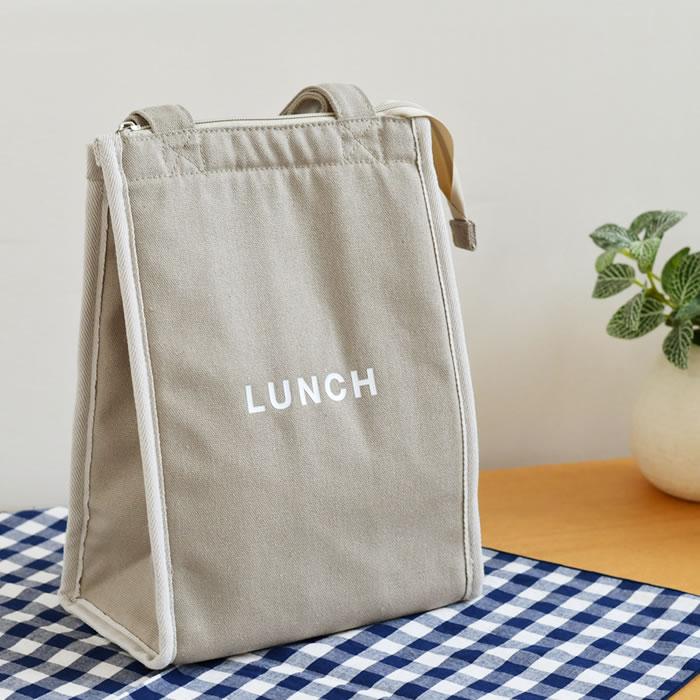 ランチバッグ 保冷 大きめ '24 time for LUNCH スクエア保冷バッグ