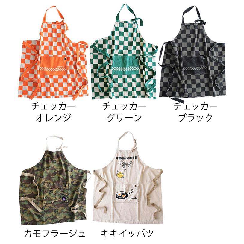 半額SALE コットンキャンバス エプロン 男女兼用 おしゃれ 人気 調理