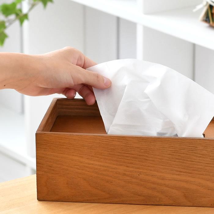 ティッシュケース おしゃれ クレエ ブラン ティッシュボックス ティッシュカバー 北欧 ナチュラル シンプル 木製 モダン 蓋付き 木目 ウッド デザイン ブラウン 55 0000 雑貨ショップドットコム 通販 Yahoo ショッピング