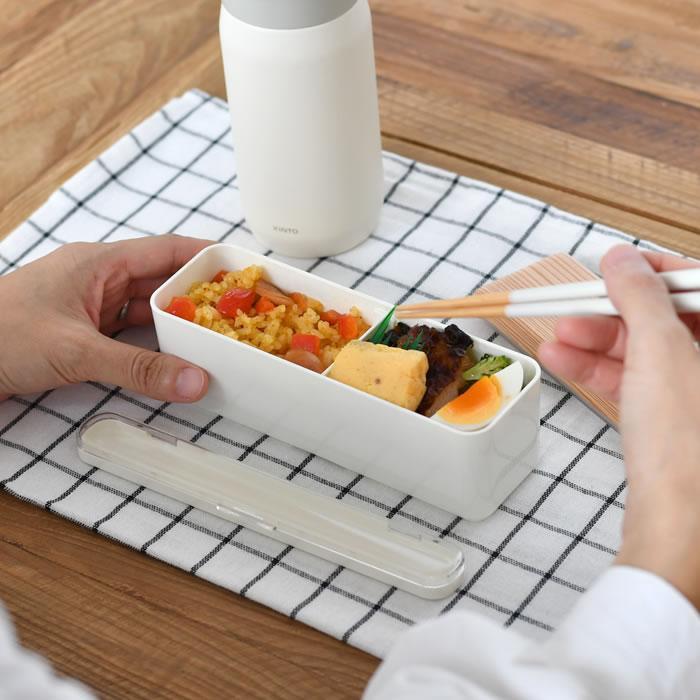 三好製作所 ランチボックス 1段 BENTO STORE 木蓋のお弁当箱 スリム L