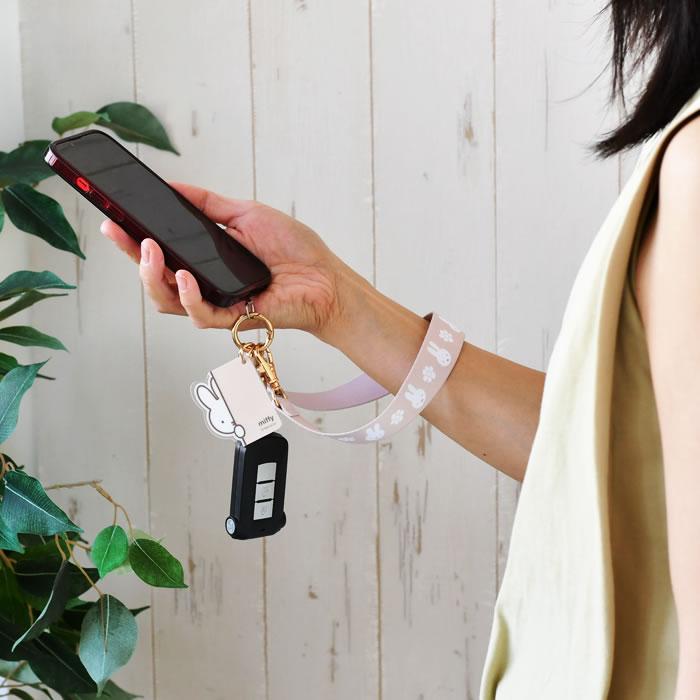 nicot キーホルダー キャラクター miffy ミッフィースマートキーハンド