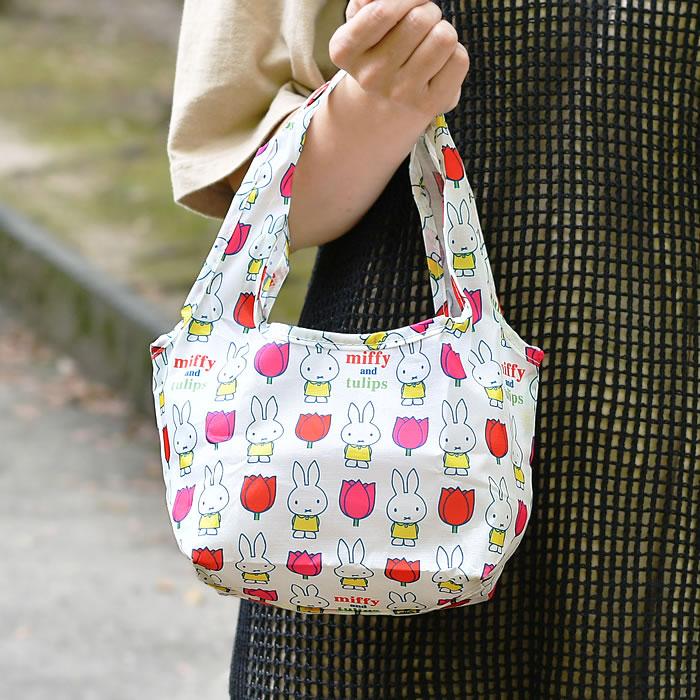 ミッフィー miffy 折りたたみ エコバッグ S コンパクト