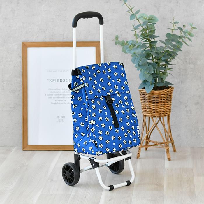 miffy保冷保温ショッピングカート ミッフィー miffy 保冷ショッピングカート フラワーブルー キャリー