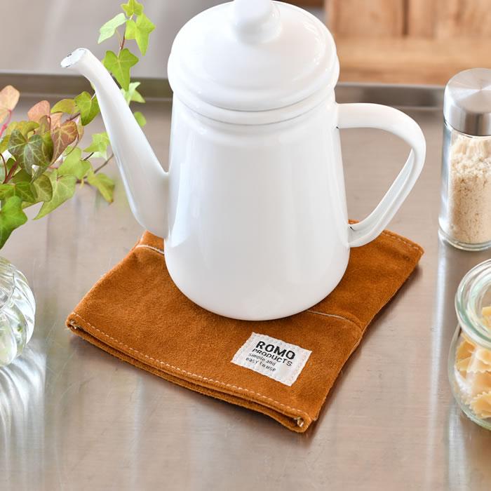 romo（ロモ） 鍋敷き おしゃれ pot stand ポットスタンド メンズ 牛革