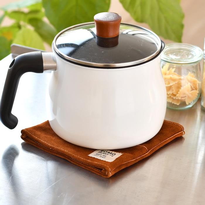 romo（ロモ） 鍋敷き おしゃれ pot stand ポットスタンド メンズ 牛革