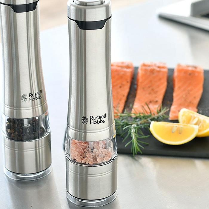 RUSSELL HOBBS（ラッセルホブス） 電動ミル ソルト＆ペッパー 2本
