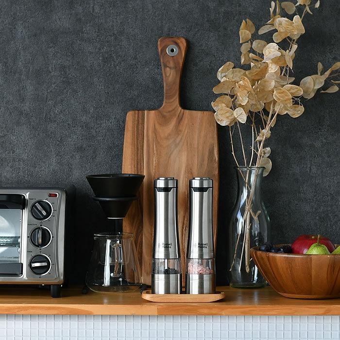 RUSSELL HOBBS（ラッセルホブス） 電動ミル ソルト＆ペッパー 2本