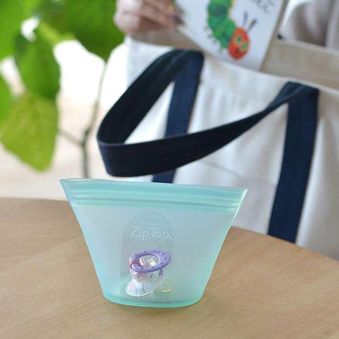 Zip Top（ジップトップ） ショート カップ プラチナシリコーン 製 保存