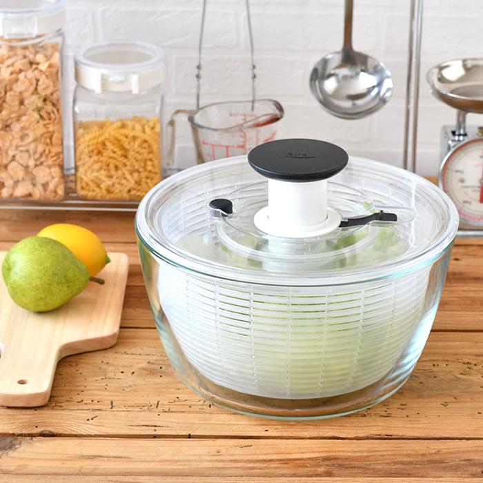 OXO(キッチン用品) サラダ 水切り ガラスサラダスピナー OXO OXO(キッチン用品) サラダ 水切り ガラスサラダスピナー OXO