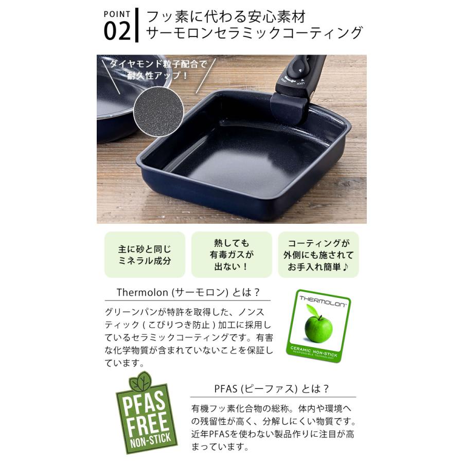 GREEN PAN（グリーンパン） 卵焼き フライパン クリックシェフ