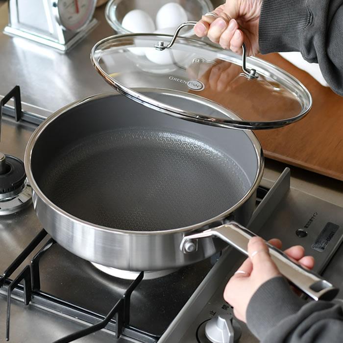 GREEN PAN（グリーンパン） フライパン 24cm IH エーペックス 深型