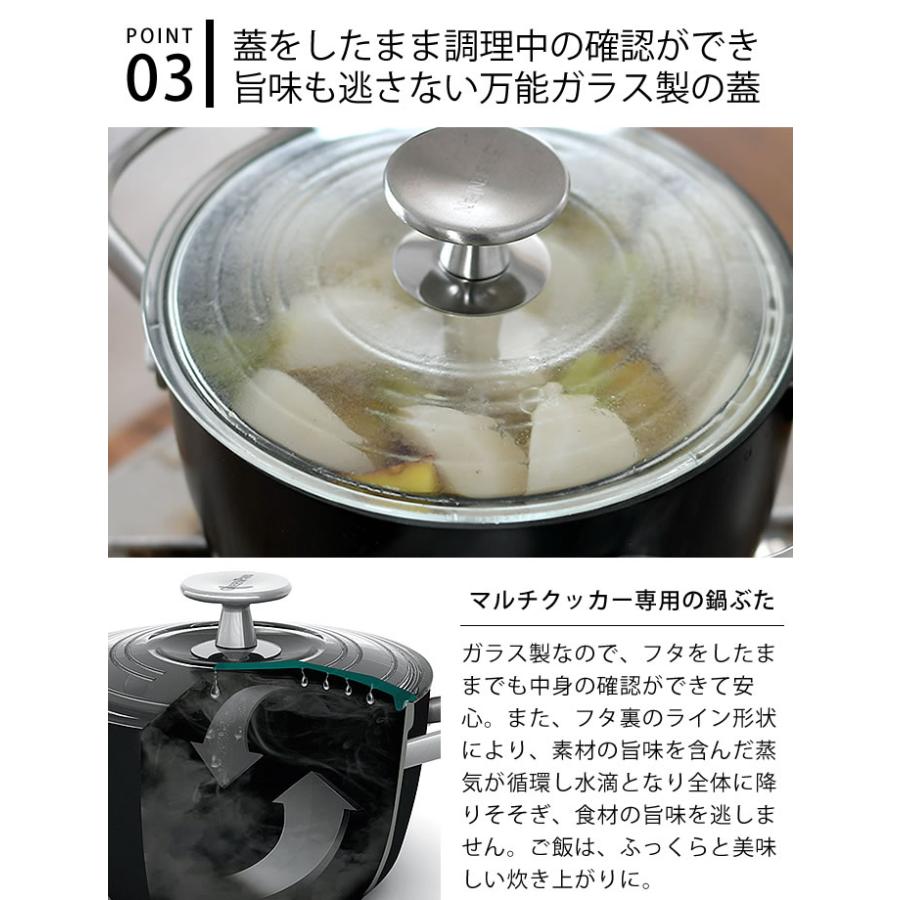 GREEN PAN（グリーンパン） マルチフードクッカー 両手鍋 16.5cm 深型