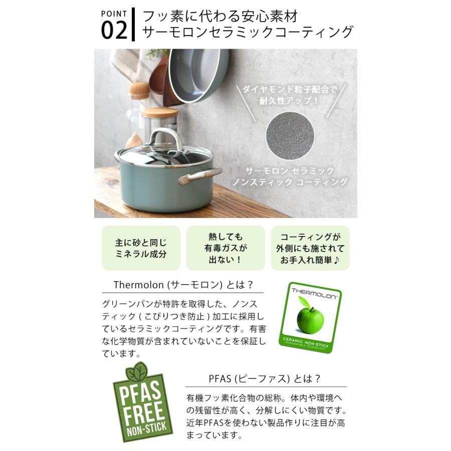 GREEN PAN 両手鍋 20cm GREENPAN グリーンパン キャセロール 蓋 GREEN PAN 両手鍋 20cm GREENPAN グリーンパン キャセロール 蓋