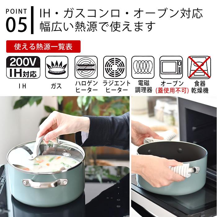GREEN PAN 両手鍋 20cm GREENPAN グリーンパン キャセロール 蓋 GREEN PAN 両手鍋 20cm GREENPAN グリーンパン キャセロール 蓋