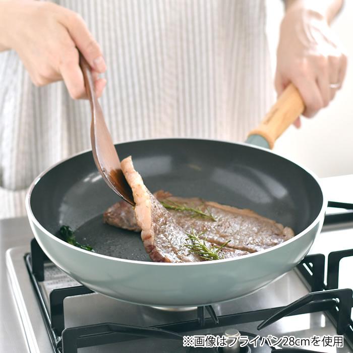 フライパン ih 26cm GREENPAN グリーンパン メイフラワー コーティング ギフト PFAS FREE おしゃれ ガス 料理 セラミック お手入れ_7