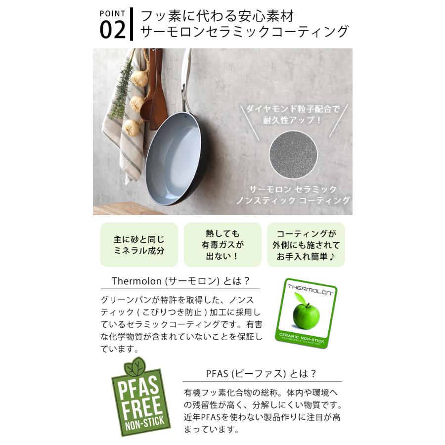 GREEN PAN（グリーンパン） フライパン 28cm ih対応 ヴェニス プロ
